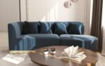 Blue City Decor Urban Haven Corner Sofa Set - Image 4