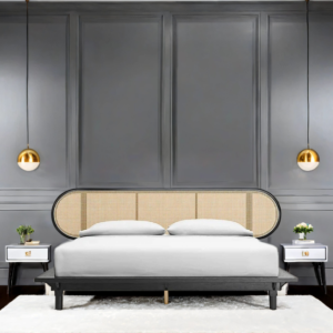 Buy Blue City Decor Nivaan Rich Brown Wooden Bed | Beds | King Size Bed | King Bed | Queen Size Bed | Queen Bed | Wooden Bed | Poster Bed | Double Bed | Bedroom Furniture | Blue City Decor