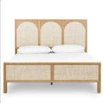 Blue City Decor Elira Classic Cane Wood Bed Frame - Image 2