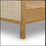 Blue City Decor Elira Classic Cane Wood Bed Frame - Image 4
