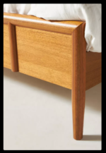 Blue City Decor Vardaan Natural Solid Wood Bed - Image 4