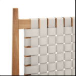 Blue City Decor Vamika Woven Leather Bed Frame - Image 4