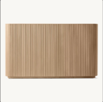 Blue City Decor Virex Sculpted Solid Wood Bed - Image 5