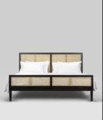 Blue City Decor Adiva Blackwood Handwoven Cane Bed - Image 2