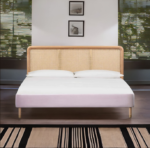 Buy Blue City Decor Vanika Arc Handcrafted Cane Bed | Beds | King Size Bed | King Bed | Queen Size Bed | Queen Bed | Wooden Bed | Poster Bed | Double Bed | Bedroom Furniture | Blue City Decor