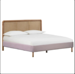 Blue City Decor Vanika Arc Handcrafted Cane Bed - Image 2