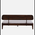 Blue City Decor Sheesham Wood Bed in Rosewood Finish - Image 6