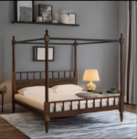 Buy Blue City Decor Handcrafted Sheesham Wood Poster Bed | Beds | King Size Bed | King Bed | Queen Size Bed | Queen Bed | Wooden Bed | Poster Bed | Double Bed | Bedroom Furniture | Blue City Decor