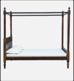 Blue City Decor Handcrafted Sheesham Wood Poster Bed - Image 3