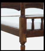 Blue City Decor Handcrafted Sheesham Wood Poster Bed - Image 6