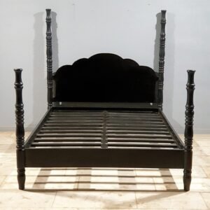 Buy Blue City Decor Colonial Hand Carved King Size Poster Bed | Beds | King Size Bed | King Bed | Queen Size Bed | Queen Bed | Wooden Bed | Poster Bed | Double Bed | Bedroom Furniture | Blue City Decor