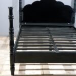 Blue City Decor Colonial Hand Carved King Size Poster Bed - Image 10