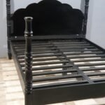 Blue City Decor Colonial Hand Carved King Size Poster Bed - Image 8