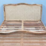 Blue City Decor Rattan Elegance Solid Mango Wood King Bed - Image 3