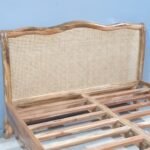 Blue City Decor Rattan Elegance Solid Mango Wood King Bed - Image 7