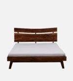 Blue City Decor Hand Carved Mango Wood King Bed - Image 3
