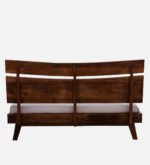 Blue City Decor Hand Carved Mango Wood King Bed - Image 5