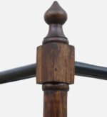 Blue City Decor Sheesham Wood Poster Bed in Provincial Teak Finish - Image 7