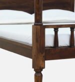 Blue City Decor Sheesham Wood Poster Bed in Provincial Teak Finish - Image 5