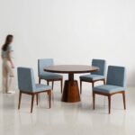 Blue City Decor Elanzo Prime 6 Seater Dining Table Set