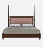 Blue City Decor Rachit Deep Tone Solid Wood Bed - Image 4