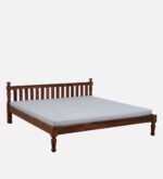Blue City Decor Naimish Classic Finish Wooden Bed - Image 2
