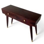 Blue City Decor Nivara Contemporary Walnut Console - Image 4