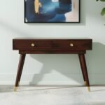 Buy Blue City Decor Nivara Contemporary Walnut Console | Console Table | Wooden Console Table | Living Room Furniture | Blue City Decor
