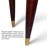 Blue City Decor Nivara Contemporary Walnut Console - Image 5