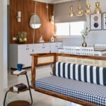 Blue City Decor Solid Wood Rattan Hanging Swing - Image 2