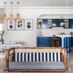 Buy Blue City Decor Solid Wood Rattan Hanging Swing | Swing | Wooden Swing | Living Room Furniture | Outdoor Furniture | Balcony Furniture | Balcony Swing | Solid Wood Furniture | Blue City Decor