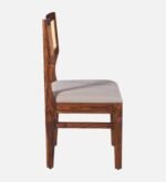 Blue City Decor Sheesham Wood 4 Seater Dining Table Set in Teak Finish - Image 9