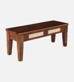 Blue City Decor Kairo Sheesham Wood 6 Seater Dining Set with Bench in Teak Finish - Image 14