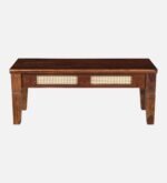 Blue City Decor Kairo Sheesham Wood 6 Seater Dining Set with Bench in Teak Finish - Image 13