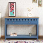 Buy Blue City Decor Kalyra Solid Wood Hallway Console Table | Console Table | Wooden Console Table | Living Room Furniture | Blue City Decor