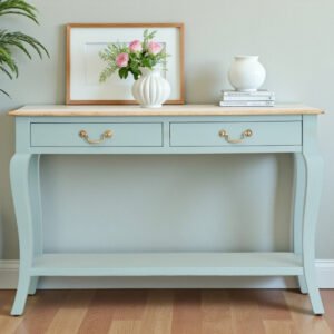 Buy Blue City Decor Vireya Modern Storage Console Table | Console Table | Wooden Console Table | Living Room Furniture | Solid Wood Furniture | Blue City Decor