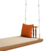 Blue City Decor Heritage Mango Wood Swing with Honey Finish - Image 7
