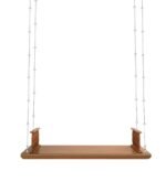 Blue City Decor Heritage Mango Wood Swing with Honey Finish - Image 5