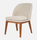 Blue City Decor Novara Solid Wood 6 Seater Dining Set in Deep Walnut Tone - Image 4