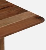 Blue City Decor Arvella Solid Wood 6 Seater Dining in Warm Natural Tone - Image 12