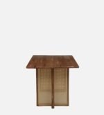 Blue City Decor Arvella Solid Wood 6 Seater Dining in Warm Natural Tone - Image 10