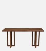 Blue City Decor Arvella Solid Wood 6 Seater Dining in Warm Natural Tone - Image 11