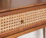 Blue City Decor Kavira Artisan Cane Console Table - Image 3