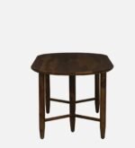 Blue City Decor Bravion Solid Wood 6 Seater Dining Set with Chairs in Teak Finish - Image 7