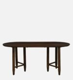 Blue City Decor Bravion Solid Wood 6 Seater Dining Set with Chairs in Teak Finish - Image 5