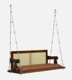 Blue City Decor Heritage Mango Wood Swing with Dual-Side Backrest - Image 3