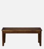 Blue City Decor Virella Solid Wood 6 Seater Dining Set with Bench in Rich Teak Tone - Image 9