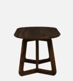 Blue City Decor Virella Solid Wood 6 Seater Dining Set with Bench in Rich Teak Tone - Image 8