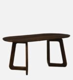 Blue City Decor Virella Solid Wood 6 Seater Dining Set with Bench in Rich Teak Tone - Image 7