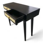 Blue City Decor Solvara Dark Tone Cane Console Table - Image 7